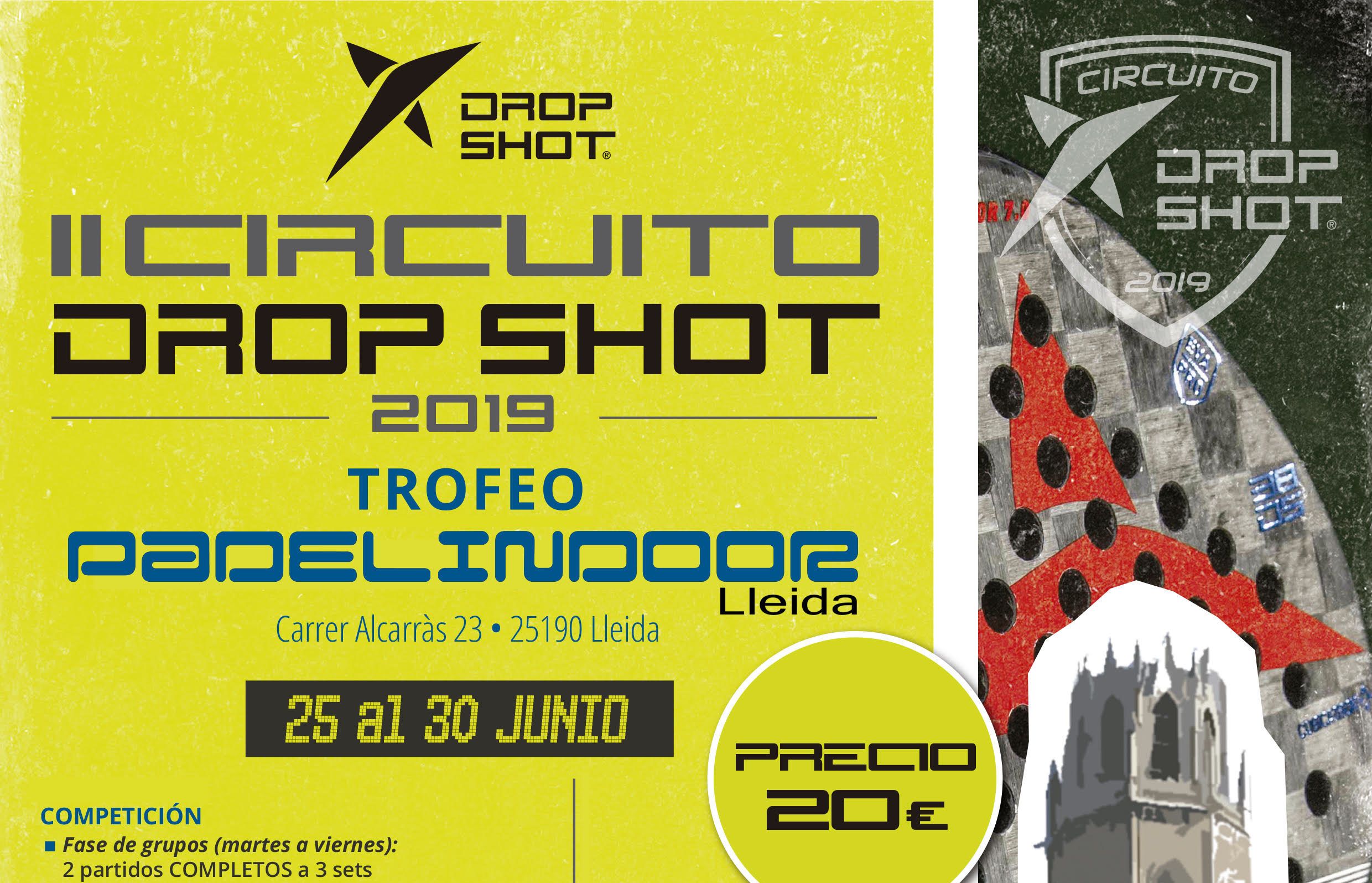 Lleida acogerá una nueva parada del Circuito Drop Shot