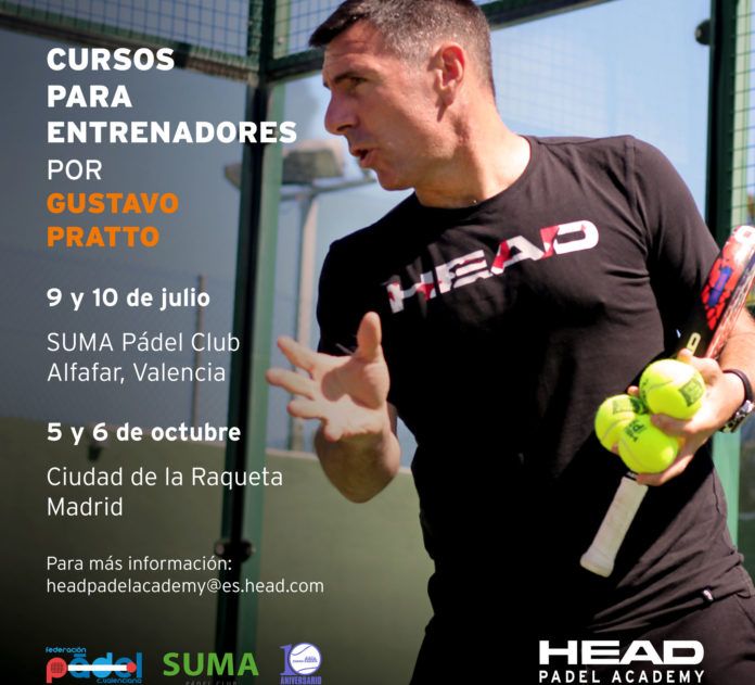El cartel de la III y IV parada de la Head Padel Academy.
