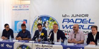 La presentación del Mundial de pádel de menores. | Foto: PadelCV