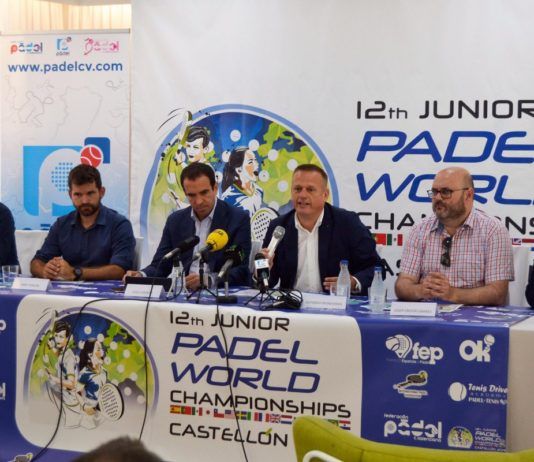 Presentado el Mundial de pádel de menores de Castellón La presentación del Mundial de pádel de menores. | Foto: PadelCV
