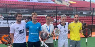 Lamperti y Capra frente a Ruiz y Piñeiro. | Foto: World Padel Tour