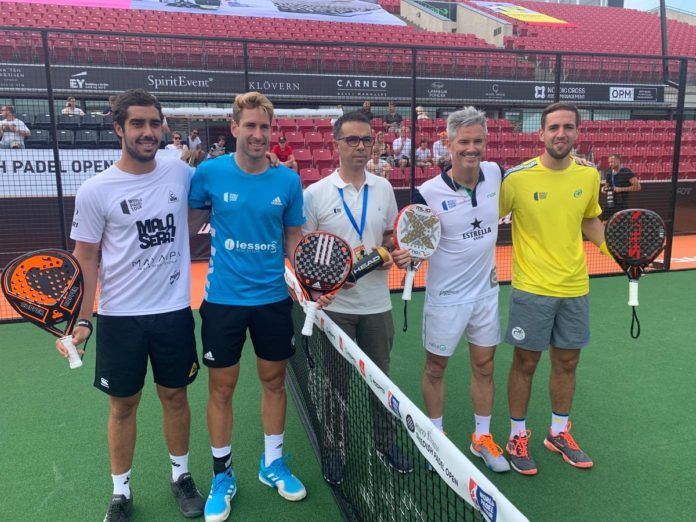 Lamperti y Capra frente a Ruiz y Piñeiro. | Foto: World Padel Tour