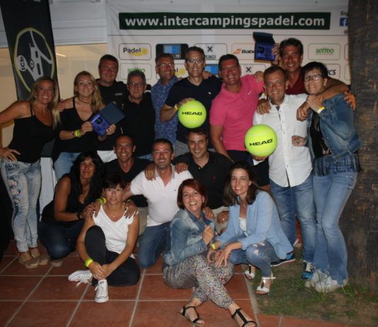 Equipos Tamarit Campeones del Inter Campings Padel by Head.