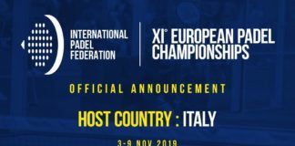 La FIP anuncia la sede del próximo Europeo de pádel.