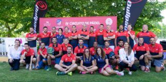 La foto de familia del IV Circuito Fundación Atlético de Madrid.
