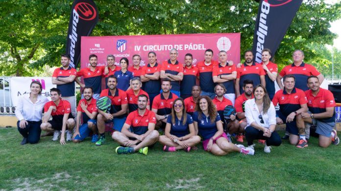 La foto de familia del IV Circuito Fundación Atlético de Madrid.