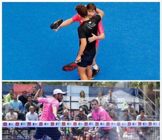 Cristian y Moyano y Lijó y Belluati se separan Moyano y Gutiérrez y Lijó y Belluati. | Foto: World Padel Tour