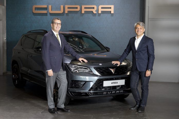CUPRA, patrocinador oficial del World Padel Tour.