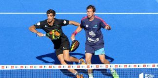 Lebrón y Navarro en el Valladolid Master. | Foto: World Padel Tour