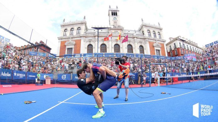 Lebrón y Navarro en el Valladolid Master. | Foto: World Padel Tour