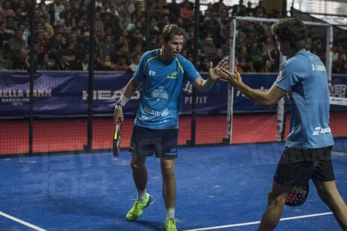 Paquito Navarro y Juan Lebrón en el Buenos Aires Master. | Foto: World Padel Tour