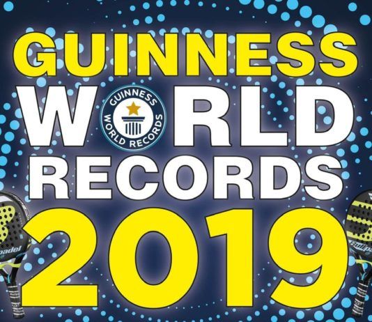 El cartel del Record Guinness.