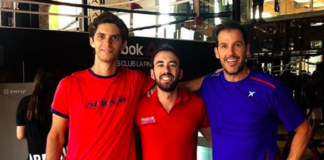 Juan Martín Díaz en su recuperación.