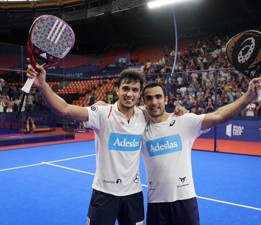 Valencia encumbra el debut dorado de Galán y Lima Galán y Lima en el Valencia Open. | Foto: World Padel Tour
