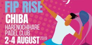 El cartel del torneo de Japón del FIP Tour.