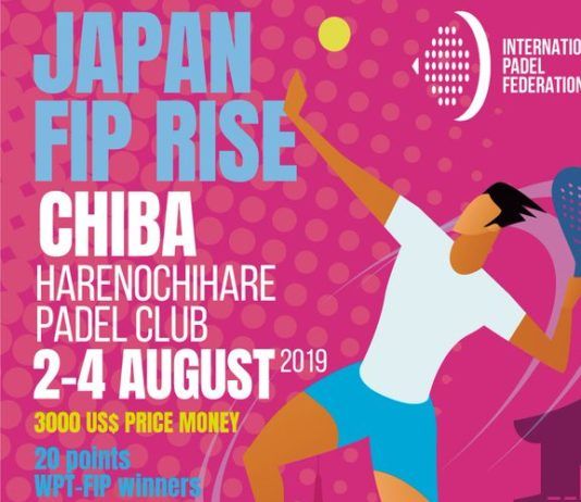El cartel del torneo de Japón del FIP Tour.