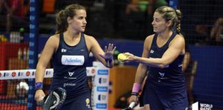 Salazar y Ari Sánchez en el Valencia Open. | Foto: World Padel Tour