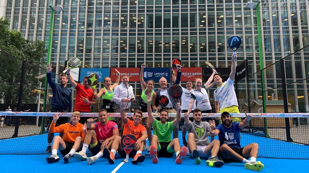 بعض اللاعبين الذين شاركوا في London Padel Master. | الصورة: World Padel Tour