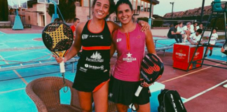 Bea González e Delfi Brea in un allenamento.