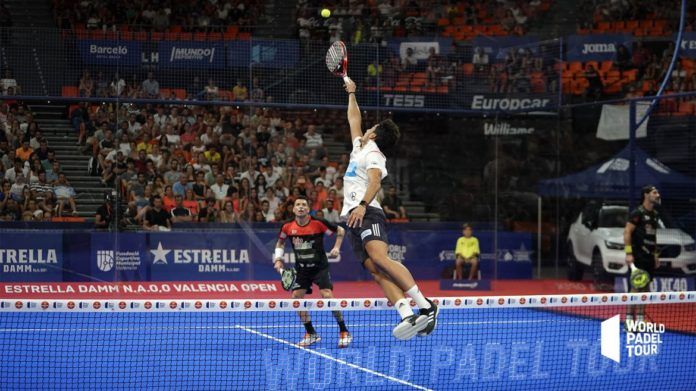 Ale Galán durante una prueba World Padel Tour. | Foto: World Padel Tour