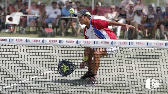 Zhang Bohou en el Mijas Open. | Foto: World Padel Tour