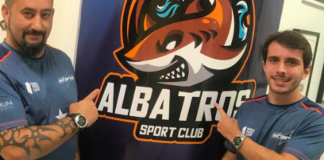 Lucas Bergamini en el Club Deportivo Albatros.