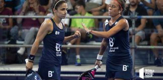 Patty Llaguno y Eli Amatrían en el Madrid Master. | Foto: World Padel Tour