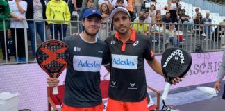 Bela y Tapia en el Cascais Padel Master. | Foto: World Padel Tour