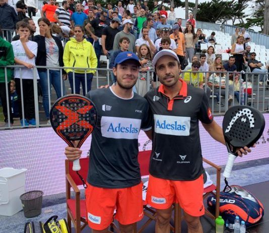 Bela y Tapia en el Cascais Padel Master. | Foto: World Padel Tour