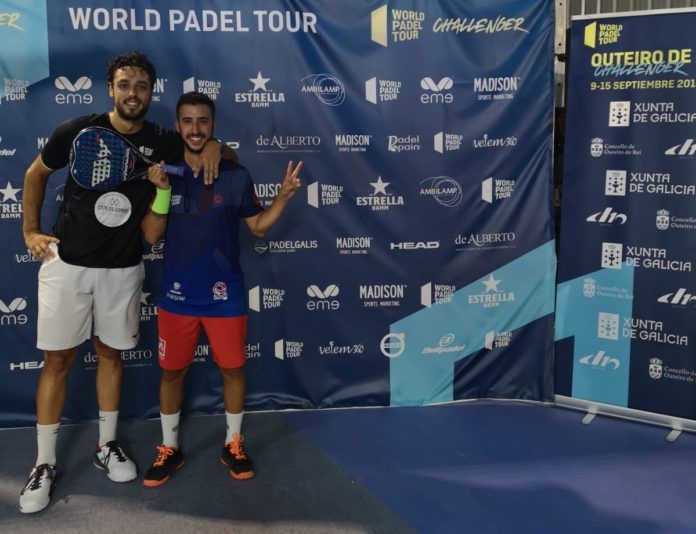 Cepero y Lijó en el Outeiro de Rei Challenger. | Foto: World Padel Tour