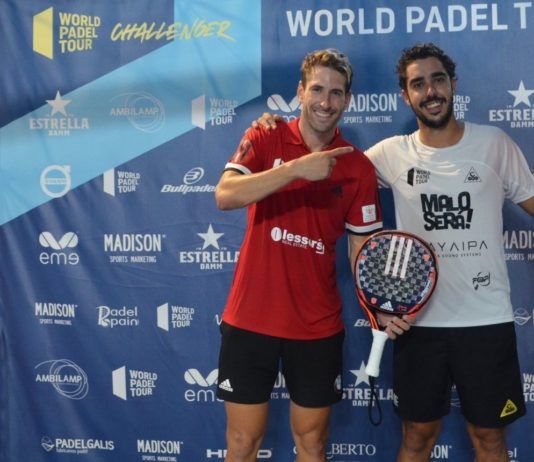 Piñeiro y Ruiz en el Outeiro de Rei Challenger. | Foto: World Padel Tour