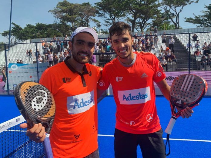 Galán y Lima en el Cascais Padel Master. | Foto: World Padel Tour