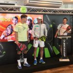 Dunlop presenta su nueva colección en Japón Ramiro Moya y Juani MIeres en la presentación de Dunlop Padel.