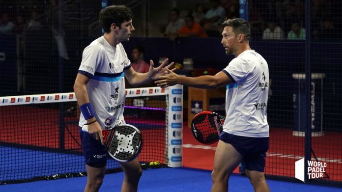 Stupaczuk y Mati Díaz en el Madrid Master. | Foto: World Padel Tour
