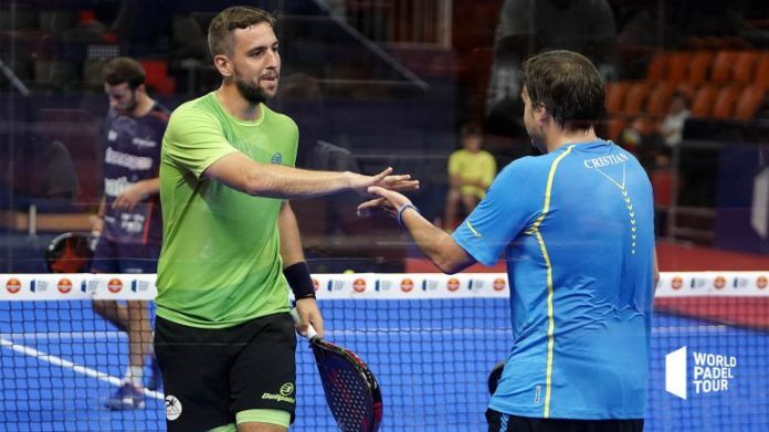 Capra y Cristian en un torneo. | Foto: World Padel Tour