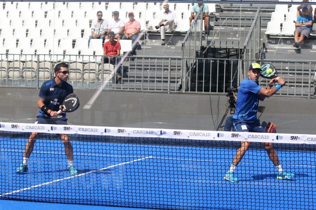 Sanyo and Maxi in the Cascais Padel Master. | Photo: World Padel Tour