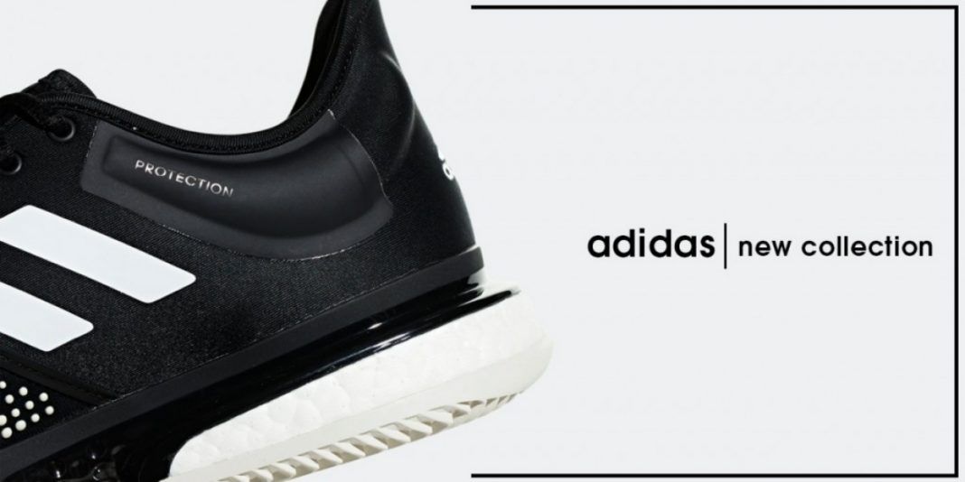 تحلل Padelmania مجموعة أحذية Adidas Padel.