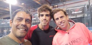 Marcelo Fernández junto a Paquito Navarro y Lebrón.
