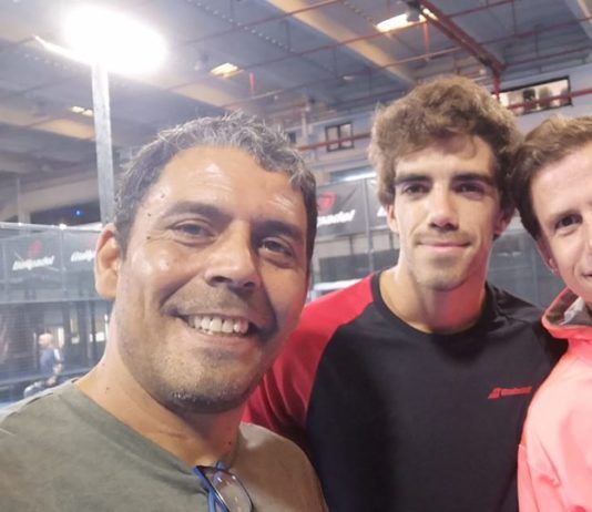 Marcelo Fernández junto a Paquito Navarro y Lebrón.