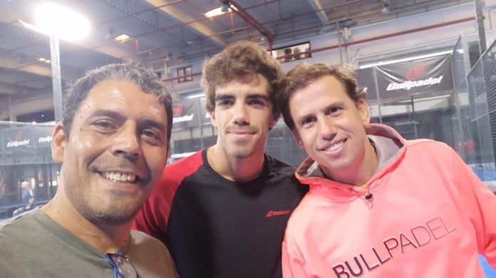 Marcelo Fernández junto a Paquito Navarro y Lebrón.