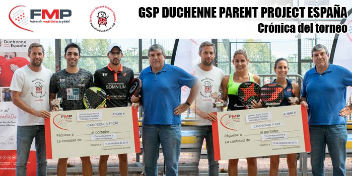 O torneio GSP Duchenne Parent Project Spain do FMP.