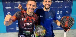 Capra y Campagnolo en el París Challenger. | Foto: World Padel Tour