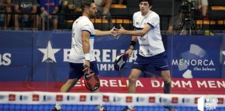 Stupaczuk y Matias Díaz en el Menorca Open. | Foto: World Padel Tour