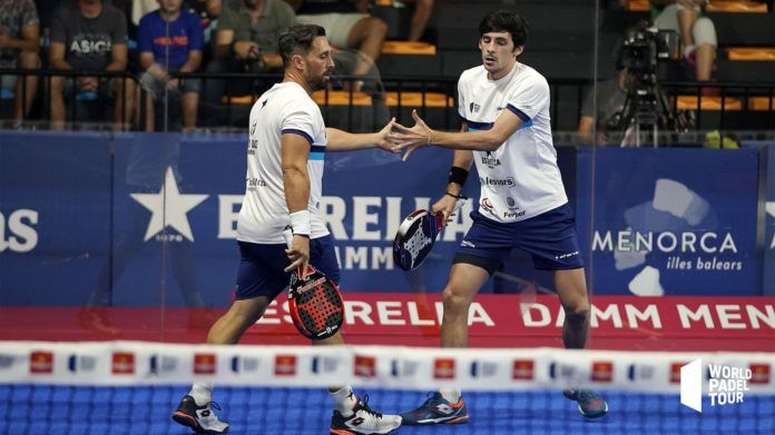 Stupaczuk y Matias Díaz en el Menorca Open. | Foto: World Padel Tour