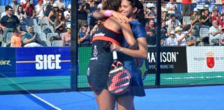 Brea y Bea en la final del San Javier Challenger. | Foto: World Padel Tour