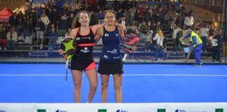 Cate Tenorio y Araceli Martínez en el San Javier Challenger.