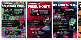 La oferta de Torneos Time2Padel.La oferta de Torneos Time2Padel.