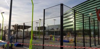 La pista Adidas Padel en El Corte Inglés.