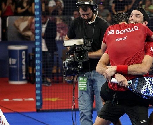 Javi Ruiz y Uri Botello en el Menorca Open. | Foto: World Padel Tour