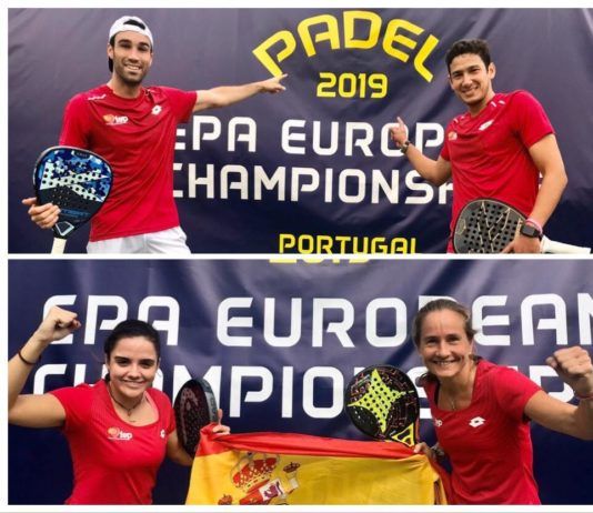 Botello-Ruiz y Navarro-Josemaría, campeones del Europeo de Lisboa Europeo de Portugal. | Foto: FEP